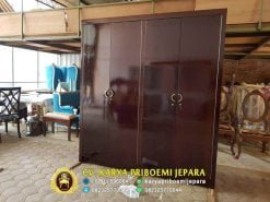 Lemari Pakaian Kayu Jati Minimalis Terbaru