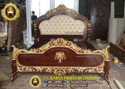 Tempat Tidur Jati Mewah Ukiran Jepara