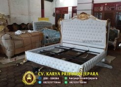 Tempat Tidur Mewah Martha Model Jok Terbaru