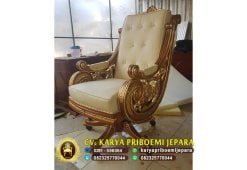 Kursi Kantor Jati Mewah Ukiran Jepara