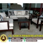 Kursi Tamu Minimalis Modern Kayu Jati