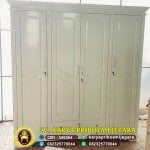 Lemari Pakaian Minimalis Warna Duco Putih