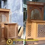 Mimbar Masjid Minimalis Jati Jepara