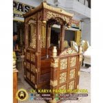 Mimbar Masjid Ukir Kayu Jati