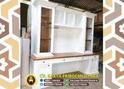 Meja Belajar Anak Minimalis Warna Putih Terbaru