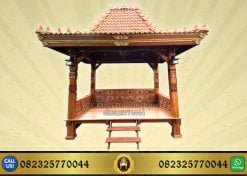 Gazebo Taman Ukir Kayu Jati Jepara