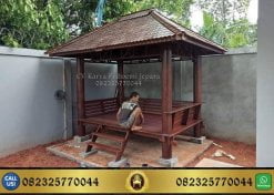 Jual Gazebo Minimalis Murah Kayu Kelapa