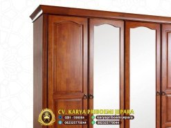 Detail Lemari Pakaian Jati Jepara