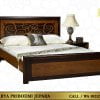 Tempat Tidur Jati Modern Vector