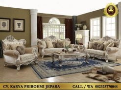 Kursi Tamu Klasik Mewah Ukiran Jepara Terbaru