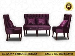 Kursi Tamu Minimalis Modern Baker Kayu Jati