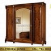 Lemari Pakaian Jati Pintu Kaca