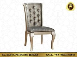 Kursi Makan Silver Klasik Modern