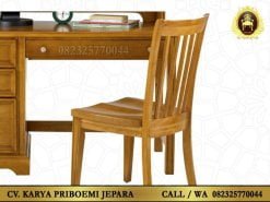 Meja Kursi Belajar Jati Jepara