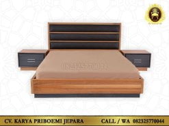 Tempat Tidur Minimalis Rustic Model Terbaru Kayu Jati Jepara