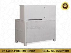 Meja Belajar Putih Minimalis Terbaru Harga Murah