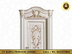 Pintu Rumah Ukir Jepara Terbaru Warna Putih