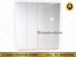 Lemari Pakaian Minimalis Duco Warna Putih