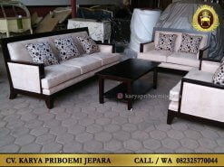 Kursi Tamu Kayu Jati Minimalis Davillion Asli Jepara