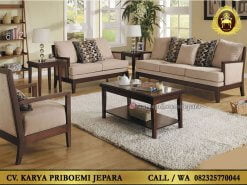 Kursi Tamu Kayu Jati Minimalis Davillion Model Terbaru Harga Murah