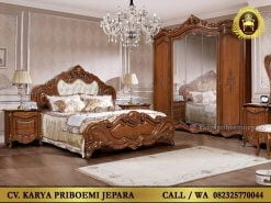 Kamar Set Mewah Olimpia Kayu Jati Ukiran Jepara