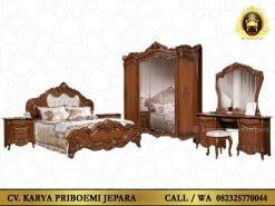 Set Kamar Tidur Mewah Olimpia Ukiran Jepara