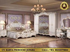 Set Kamar Tidur Mewah Olimpia Ukiran Jepara Terbaru