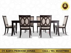 Meja Makan Jati Terbaru Model Minimalis Modern