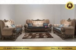 Kursi Tamu Mewah Jordan Ukiran Jepara Terbaru