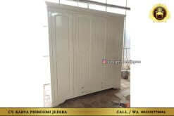 Lemari Pakaian Duco 4 Pintu Putih Harga Murah
