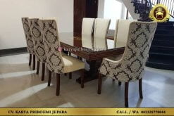 Meja Makan Jati Minimalis Kolonial Asli Jepara