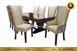 Meja Makan Jati Minimalis Kolonial Jepara