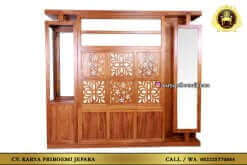 Partisi Kayu Jati Jepara Minimalis Murah