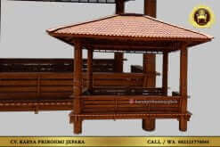 Gazebo Taman Murah Minimalis Jepara